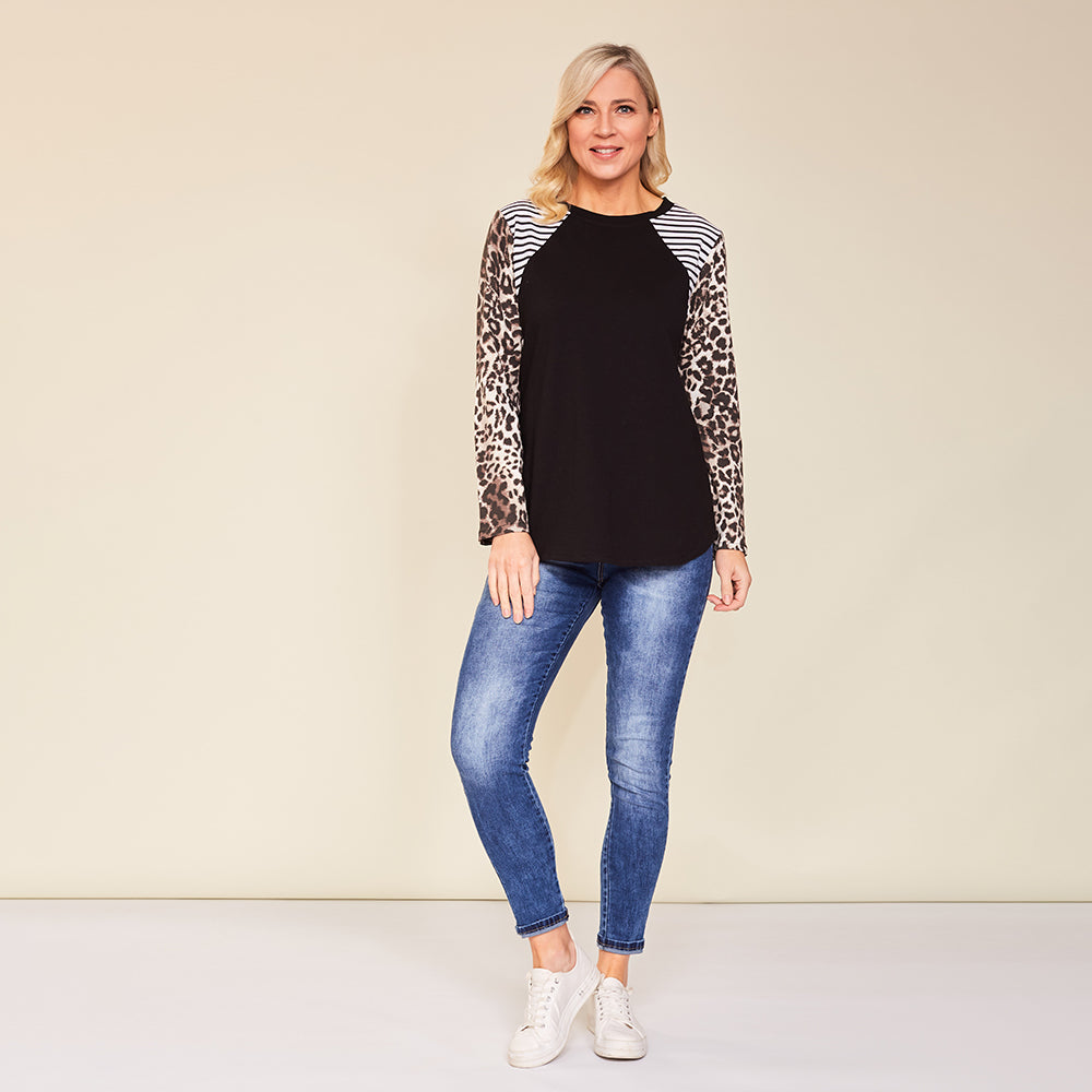 Annie Top (Black) - The Casual Company