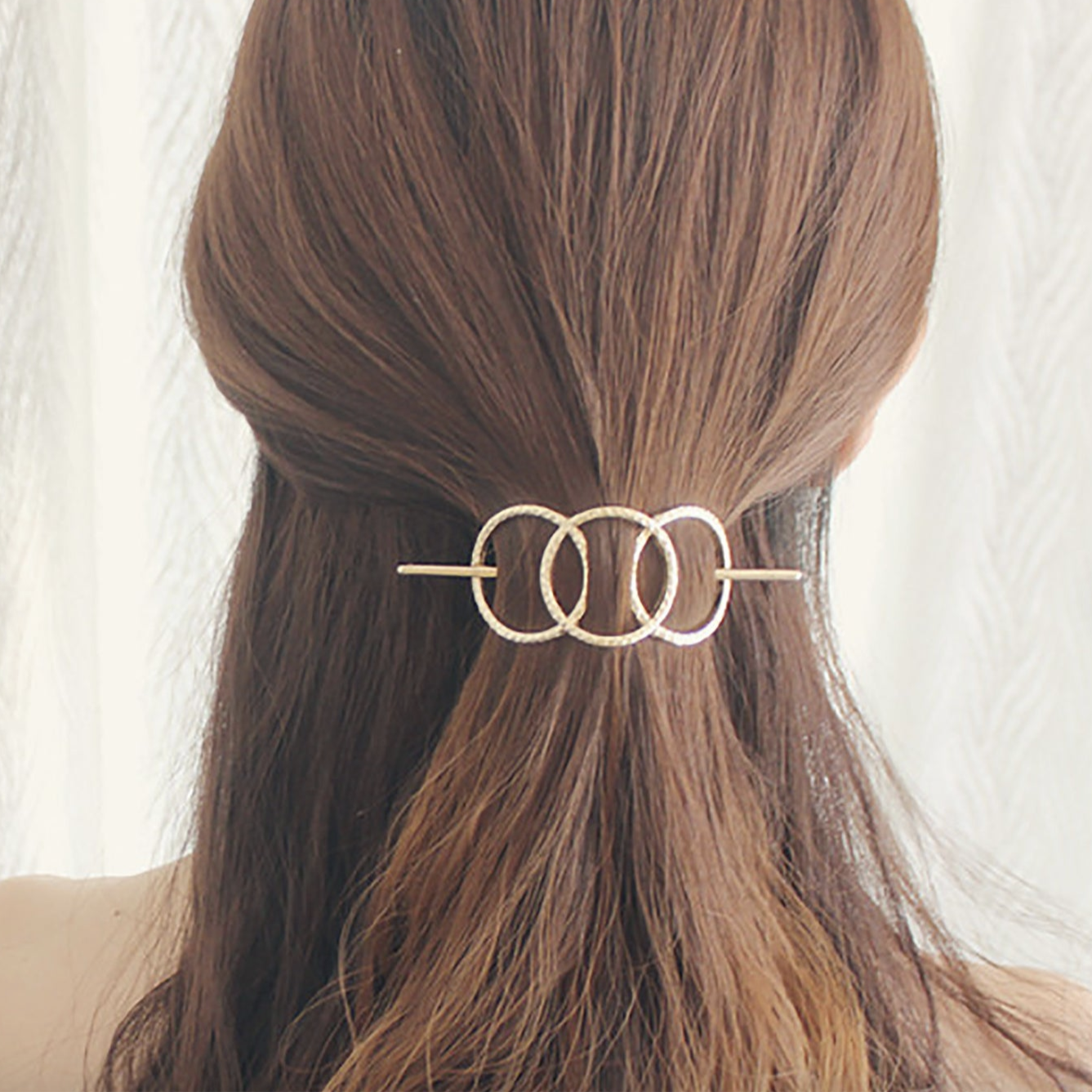 Riley Circle Ponytail Gold