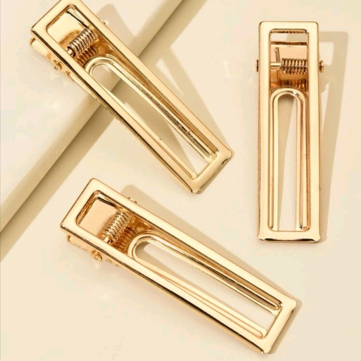 3pcs Geometric Hair Clip - The Casual Company