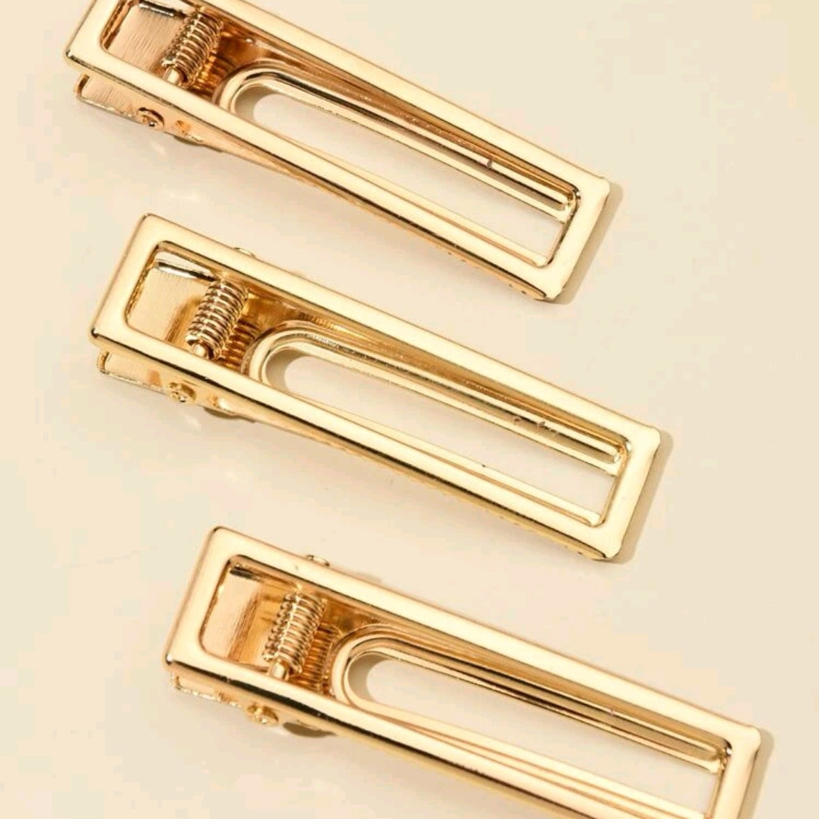 3pcs Geometric Hair Clip - The Casual Company