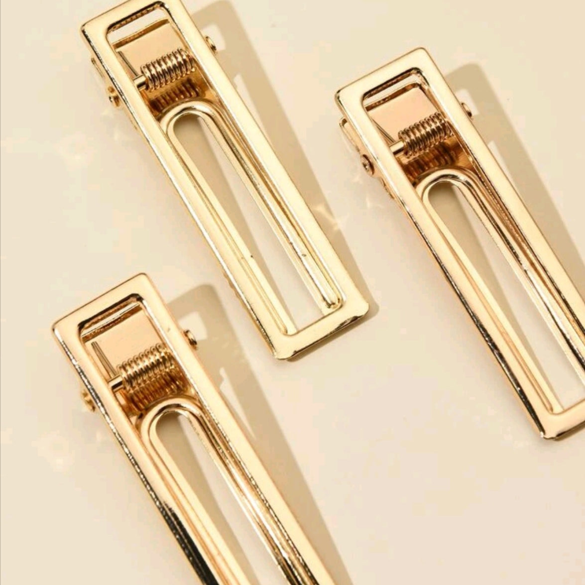 3pcs Geometric Hair Clip - The Casual Company