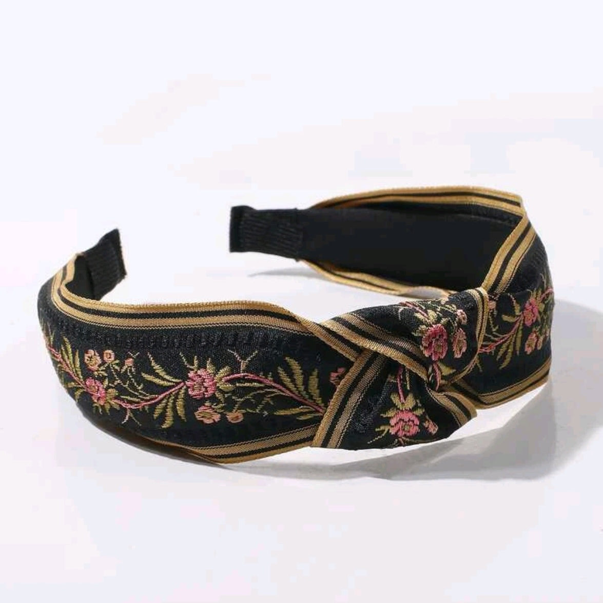 Floral Embroidery Hairband