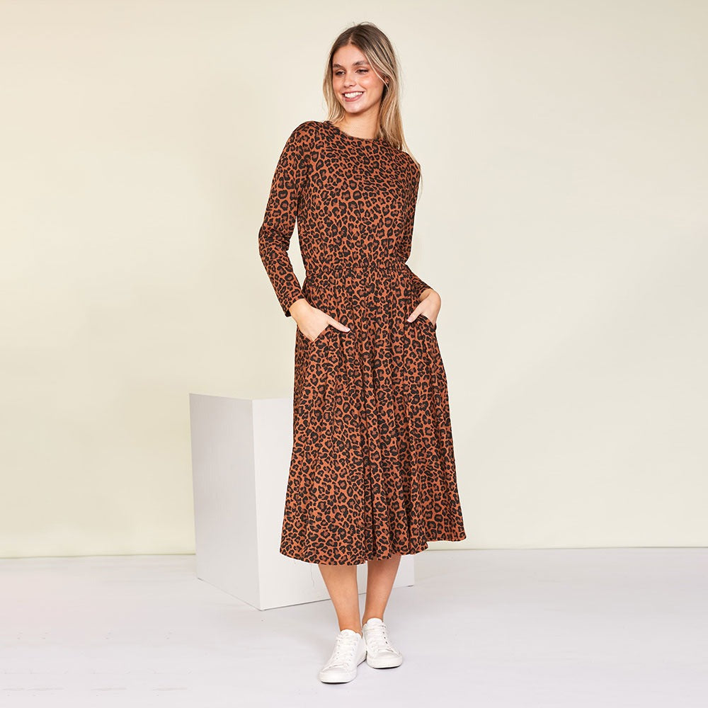 Mollie Dress (Leopard)