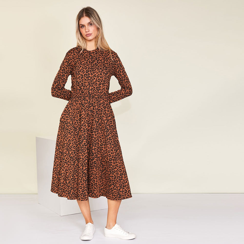 Mollie Dress (Leopard)