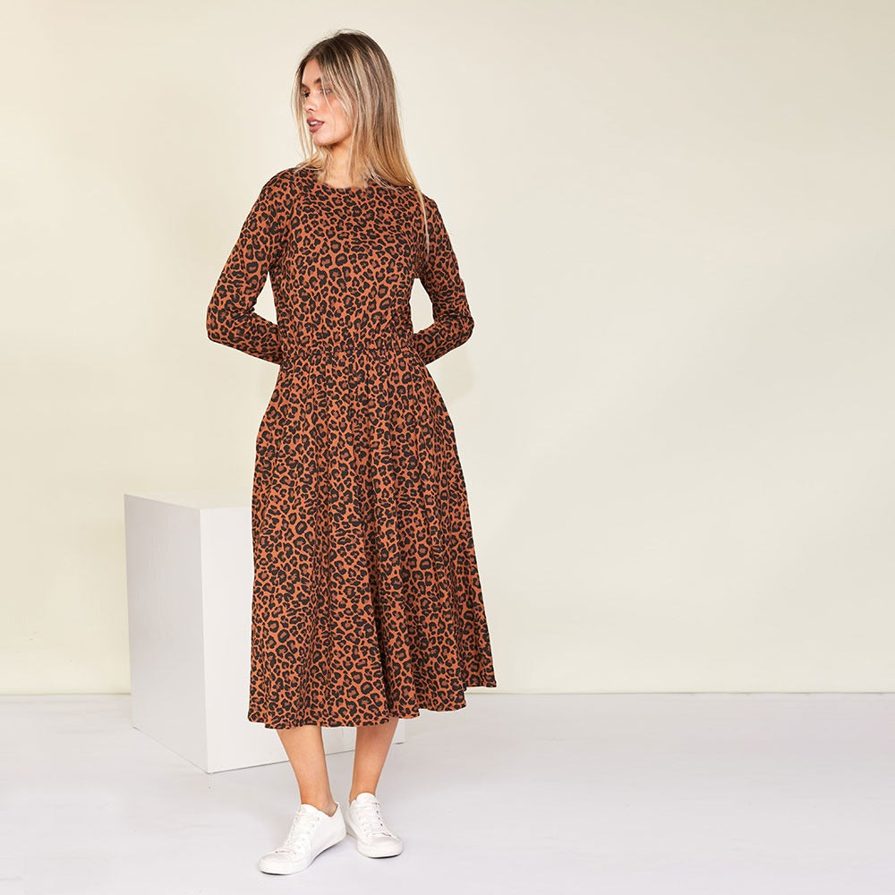 Mollie Dress (Leopard)