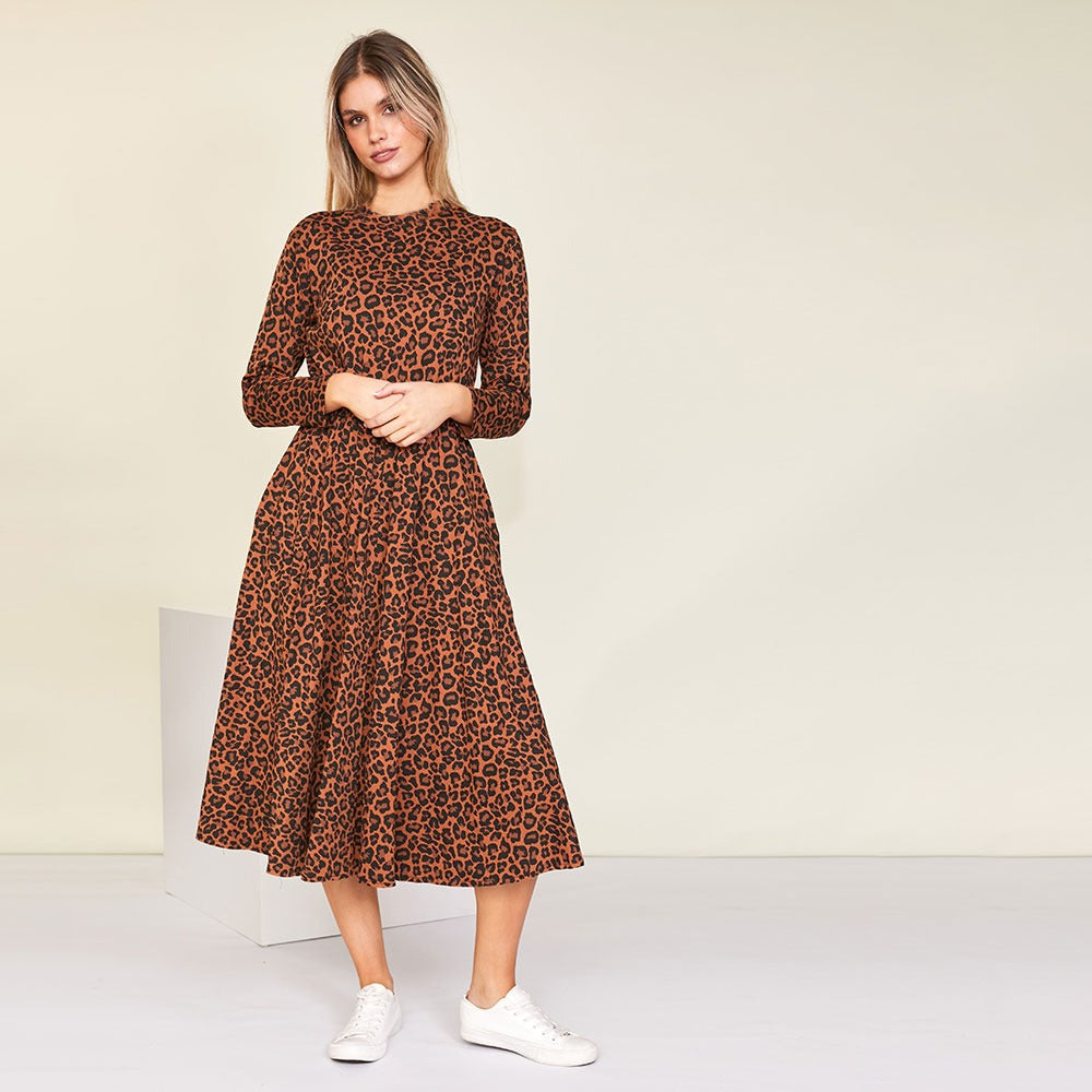 Mollie Dress (Leopard)