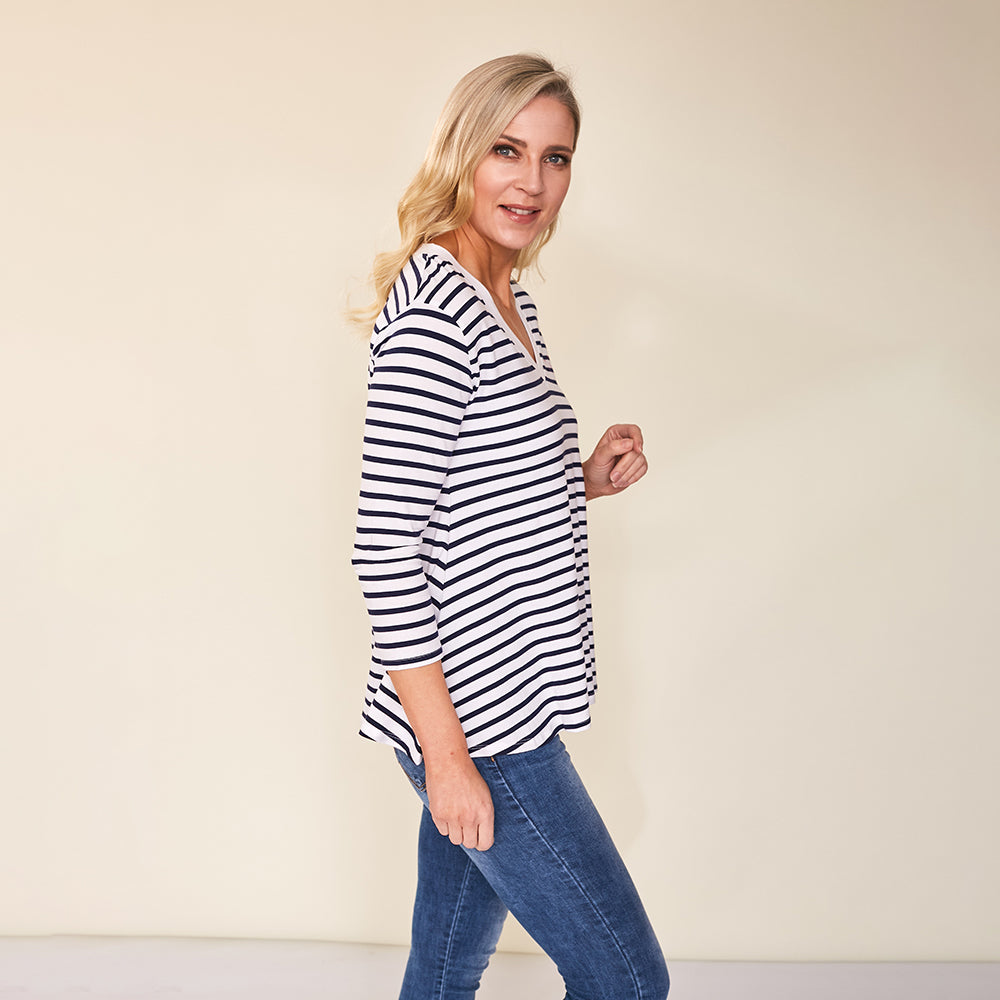 Cara Top (Navy)