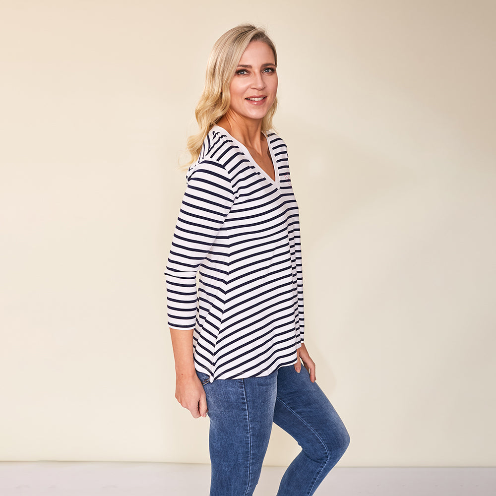 Cara Top (Navy)