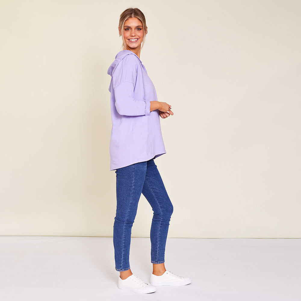 Barker Hoody (Lilac) - The Casual Company