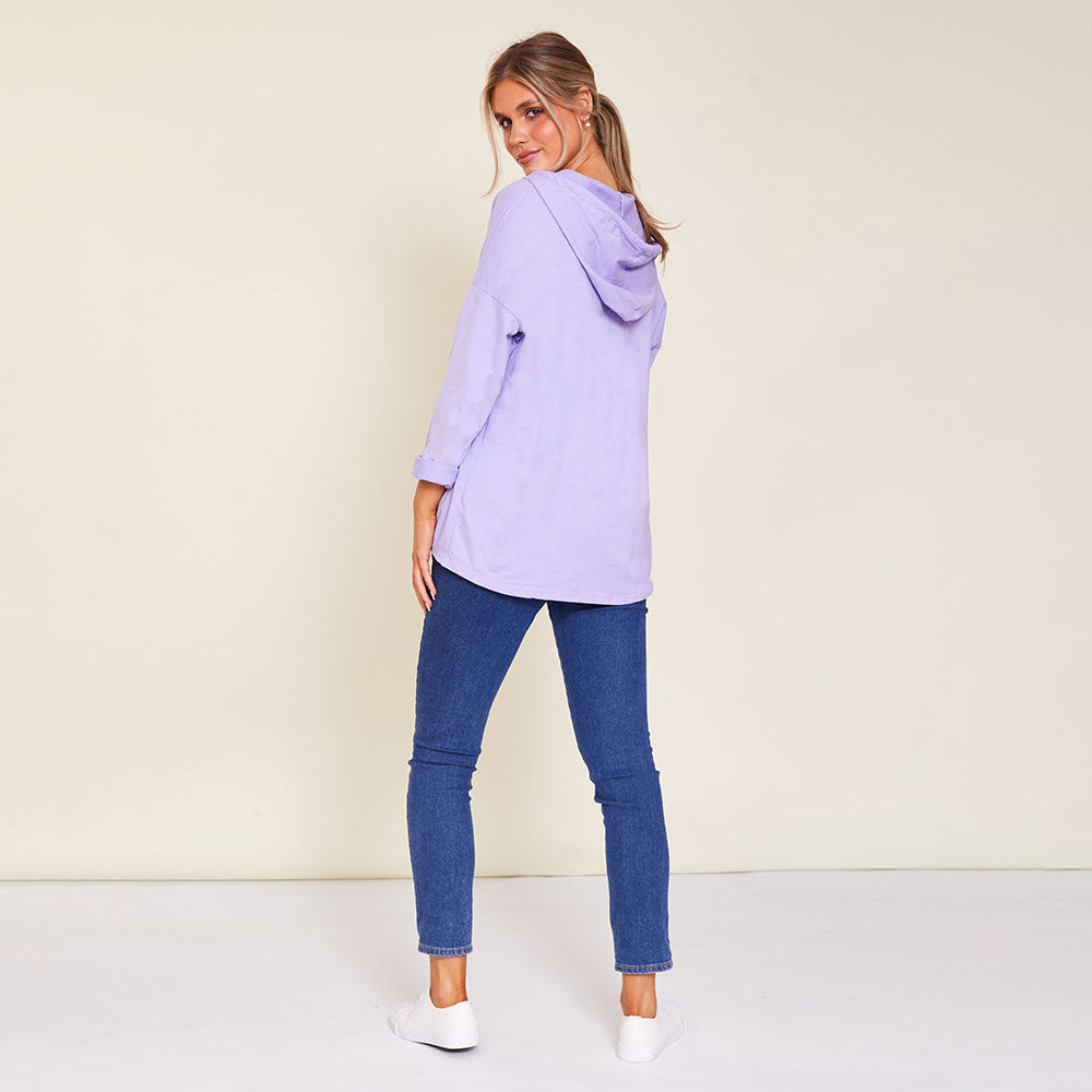Barker Hoody (Lilac) - The Casual Company