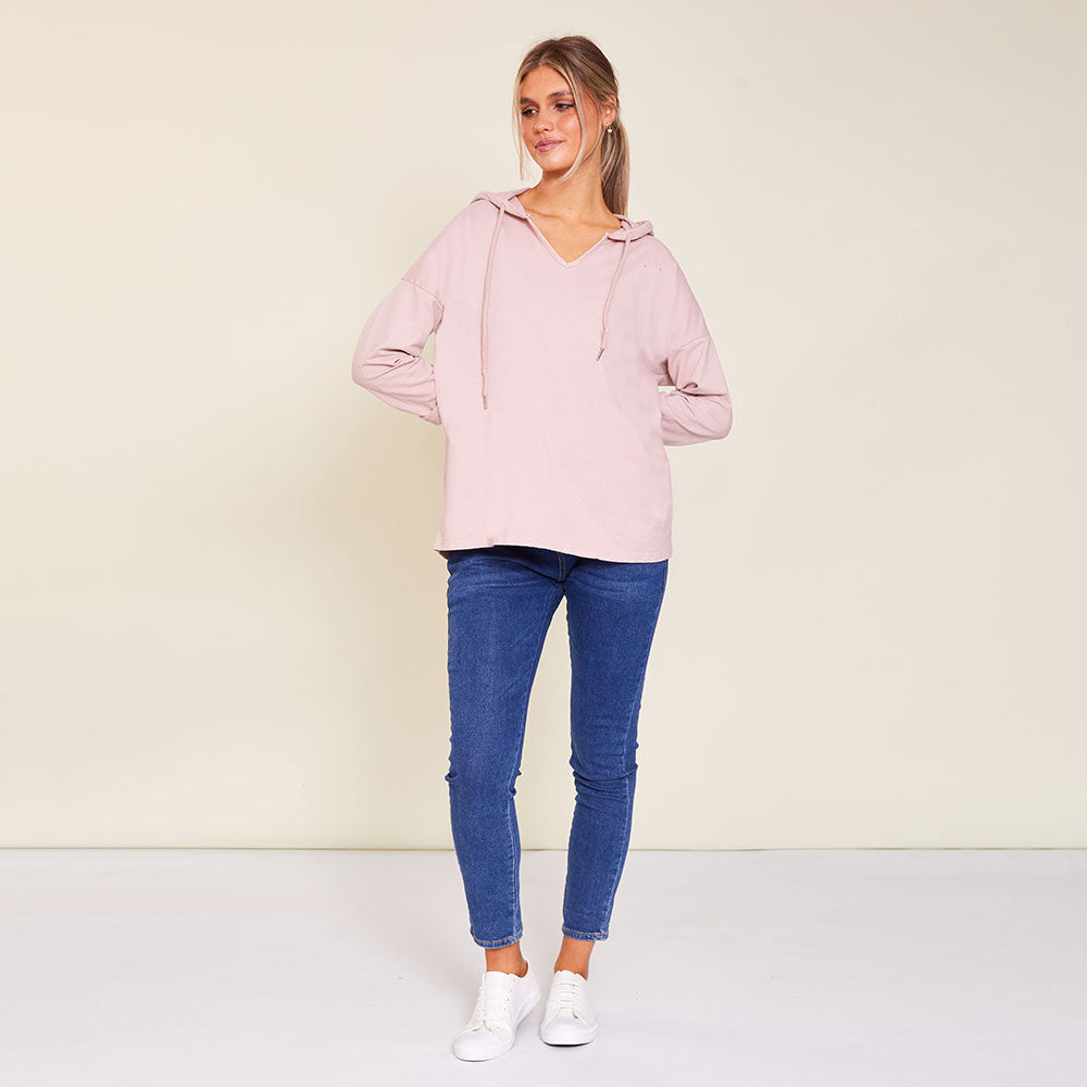Barker Hoody (Pearl Pink) - The Casual Company