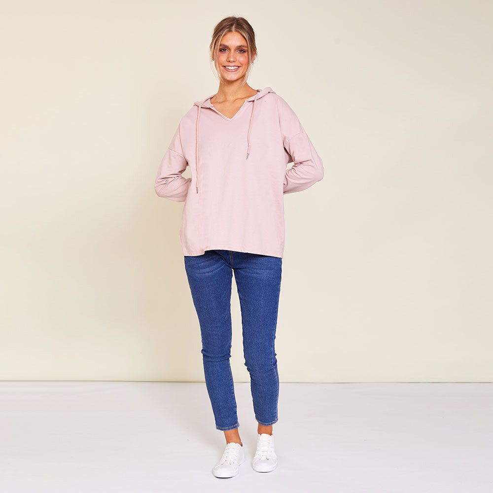 Barker Hoody (Pearl Pink) - The Casual Company