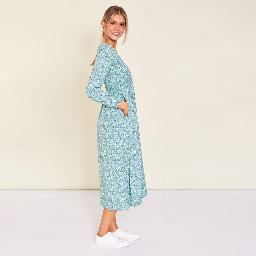 Nadia Dress (Mint)