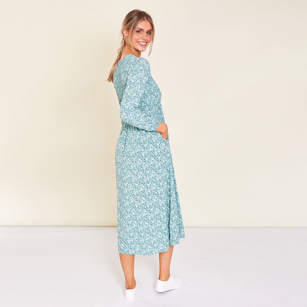 Nadia Dress (Mint)