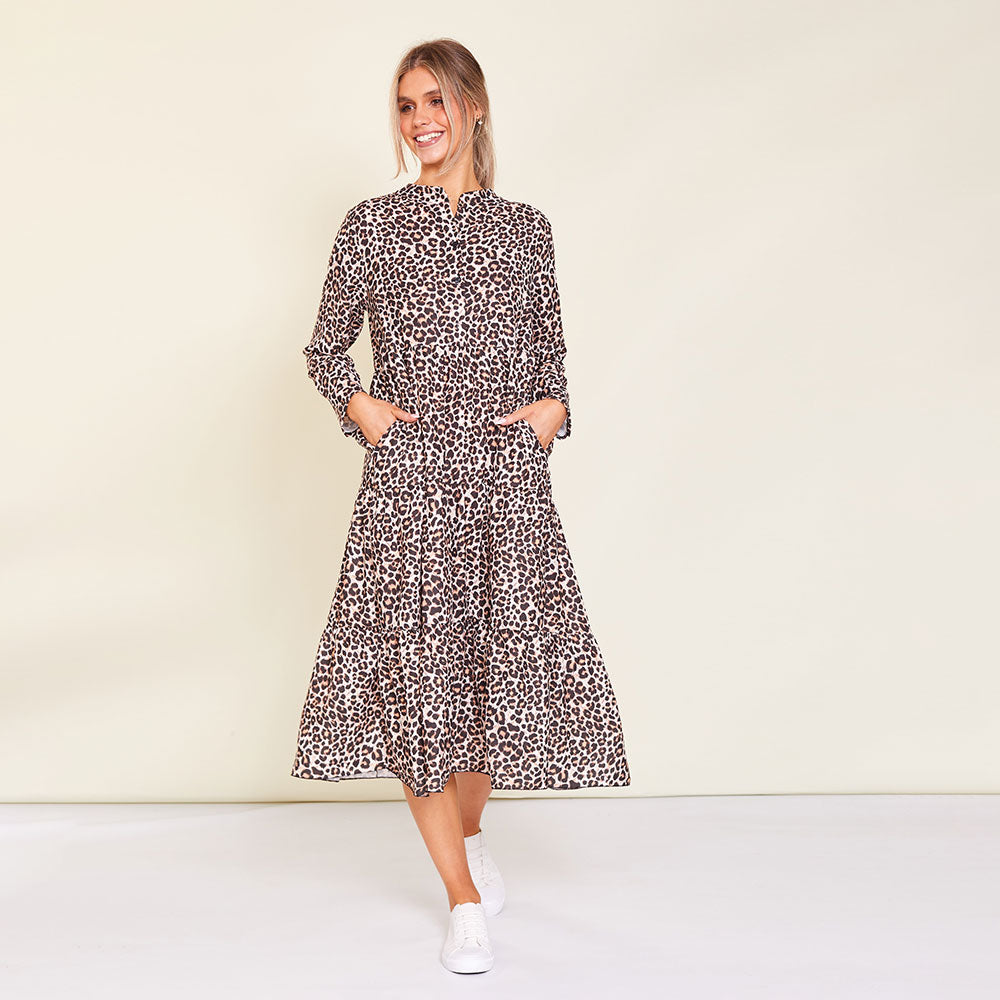 Orla Dress (Leopard)