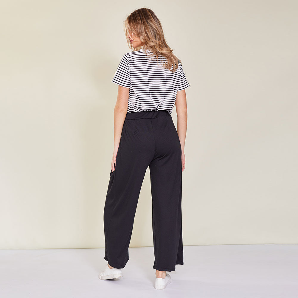 Bella trousers (Black) - The Casual Company