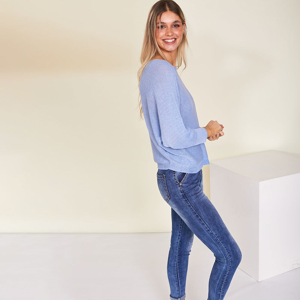 Bari Top (Blue) - The Casual Company