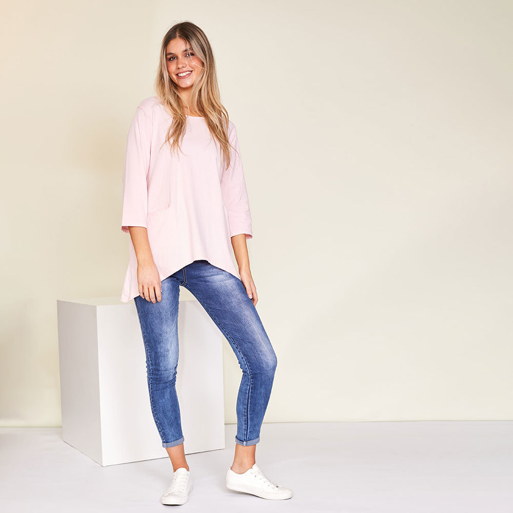 Andrea Top (Pink) - The Casual Company