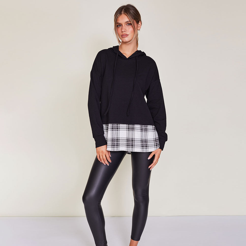 Bailey Hoody (Black Jersey) - The Casual Company
