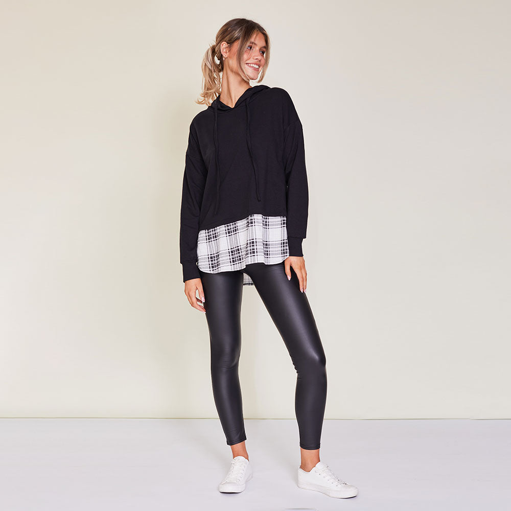 Bailey Hoody (Black Jersey) - The Casual Company
