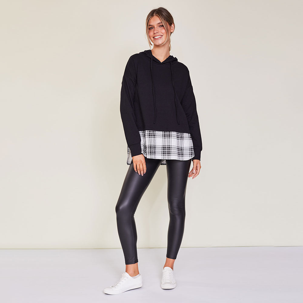 Bailey Hoody (Black Jersey) - The Casual Company