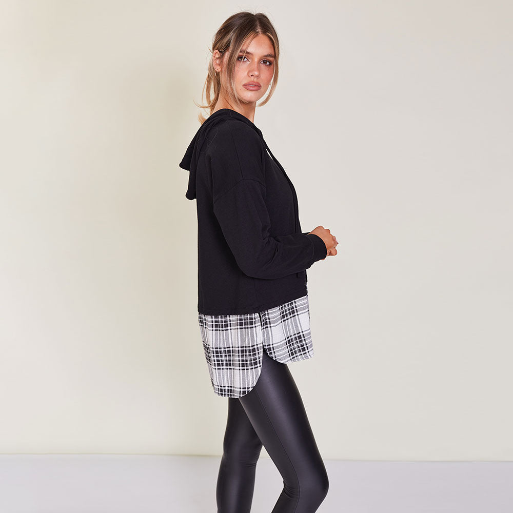 Bailey Hoody (Black Jersey) - The Casual Company