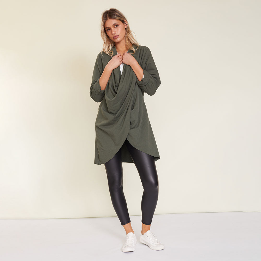 Suki Cardigan (Khaki)