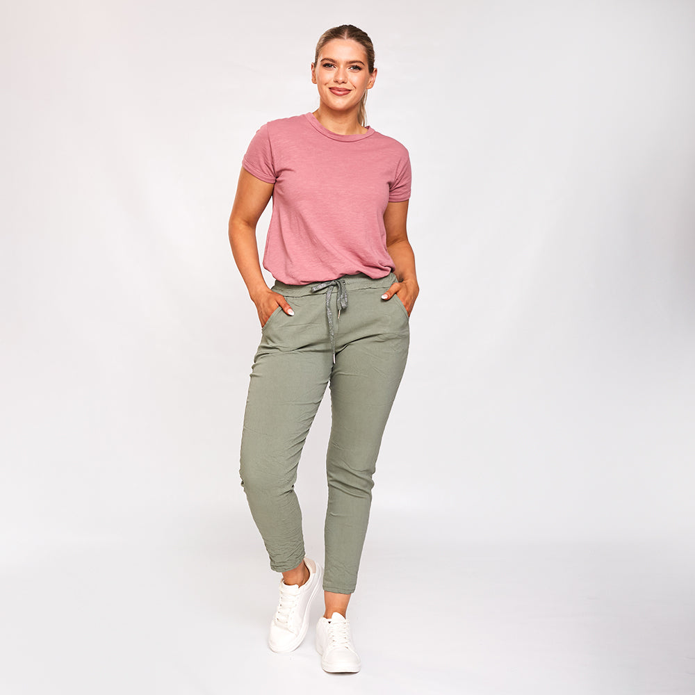 Charlie Relaxed Stretch Jogger (Khaki)