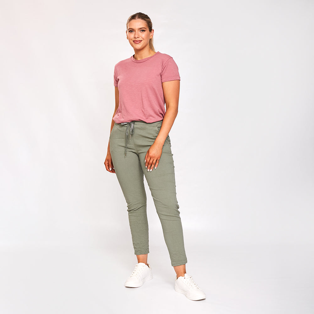 Charlie Relaxed Stretch Jogger (Khaki)