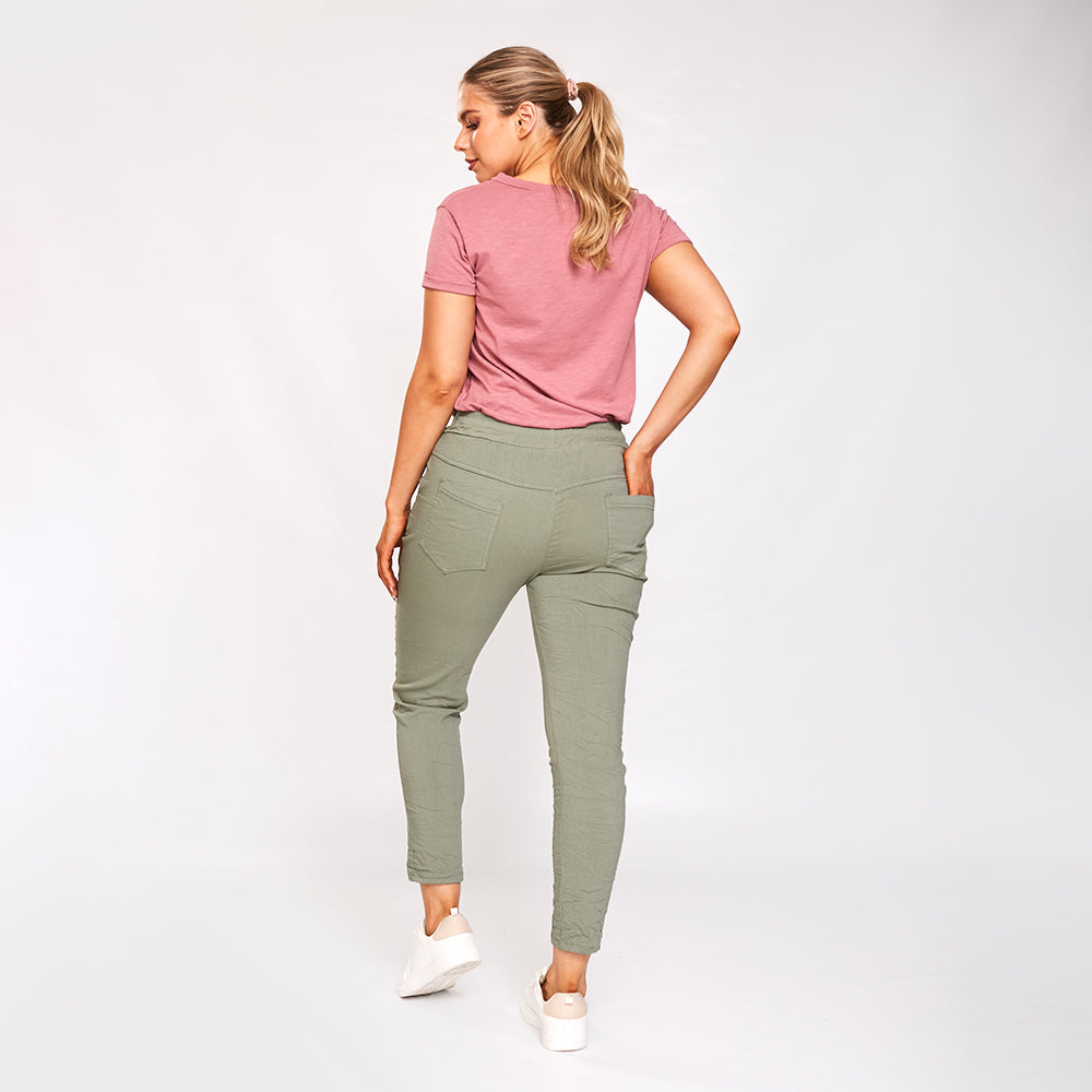 Charlie Relaxed Stretch Jogger (Khaki)