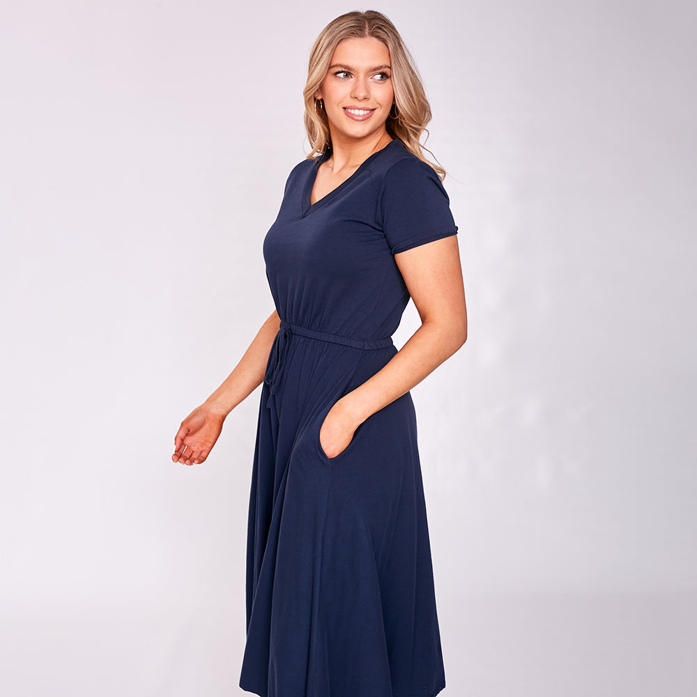 Jessica Dress (Navy)