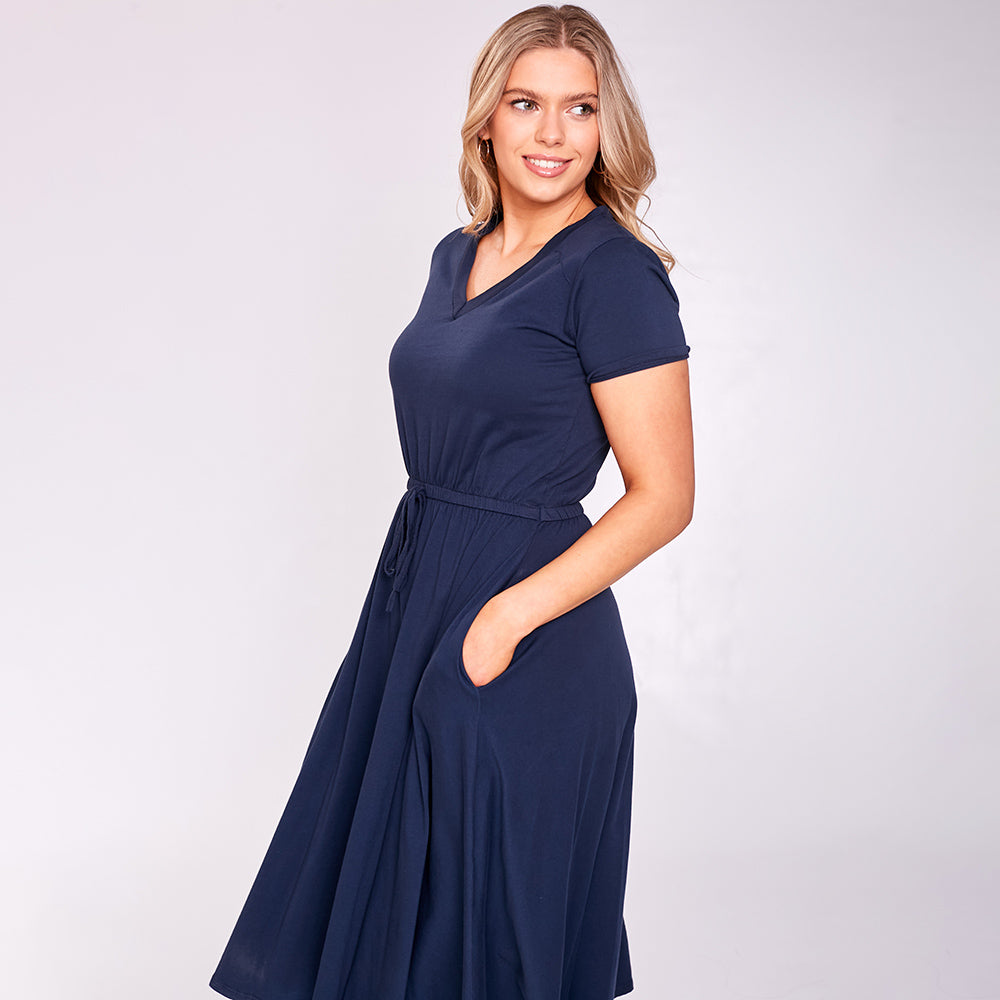 Jessica Dress (Navy)
