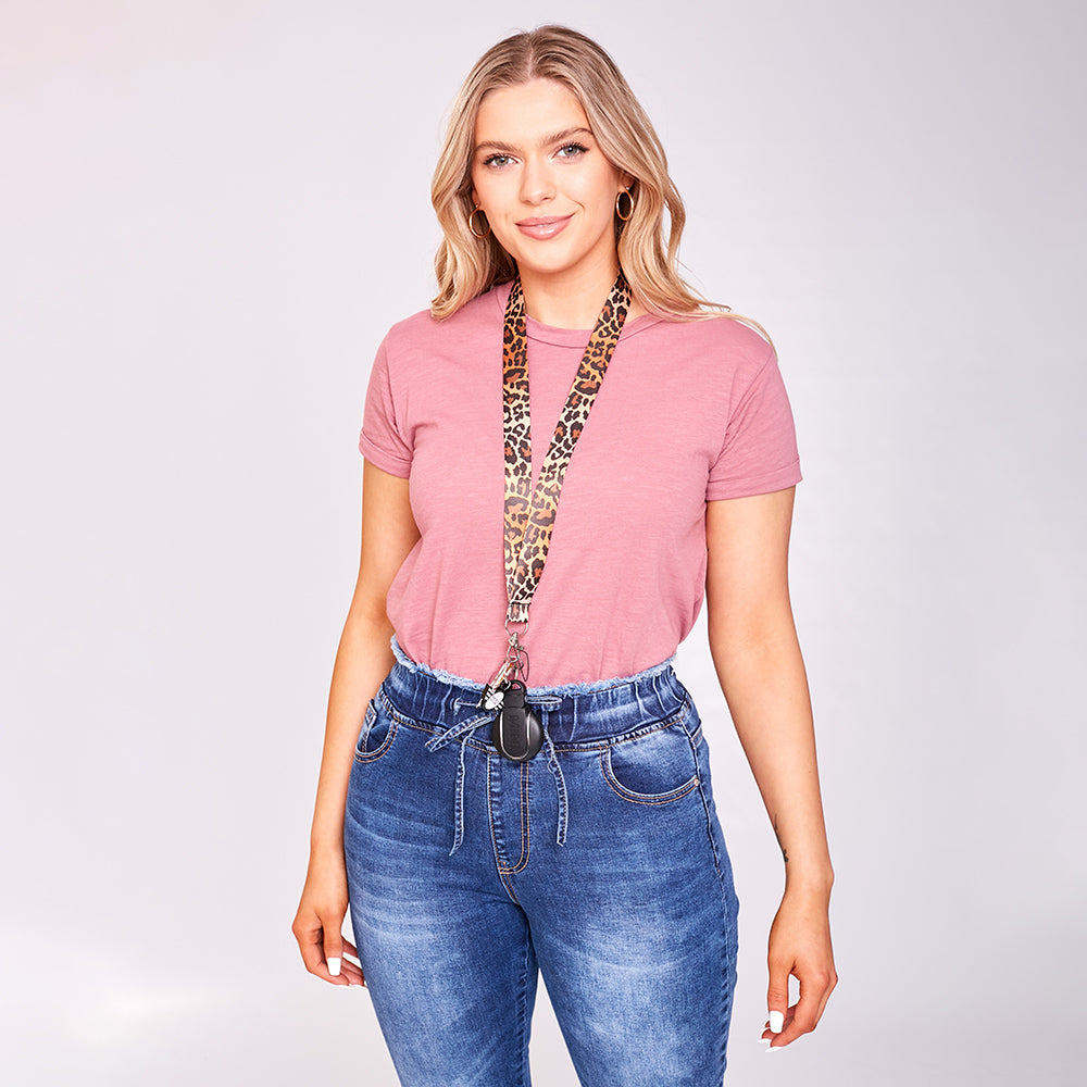 Key Chain Lanyard (Leopard)