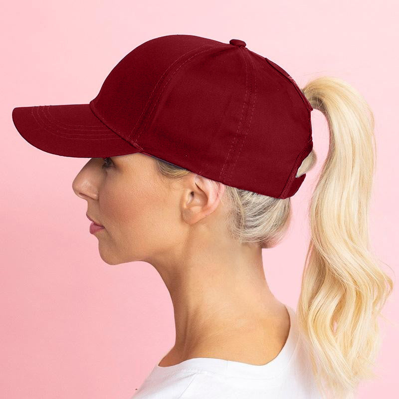Aubree Hat (Wine) - The Casual Company