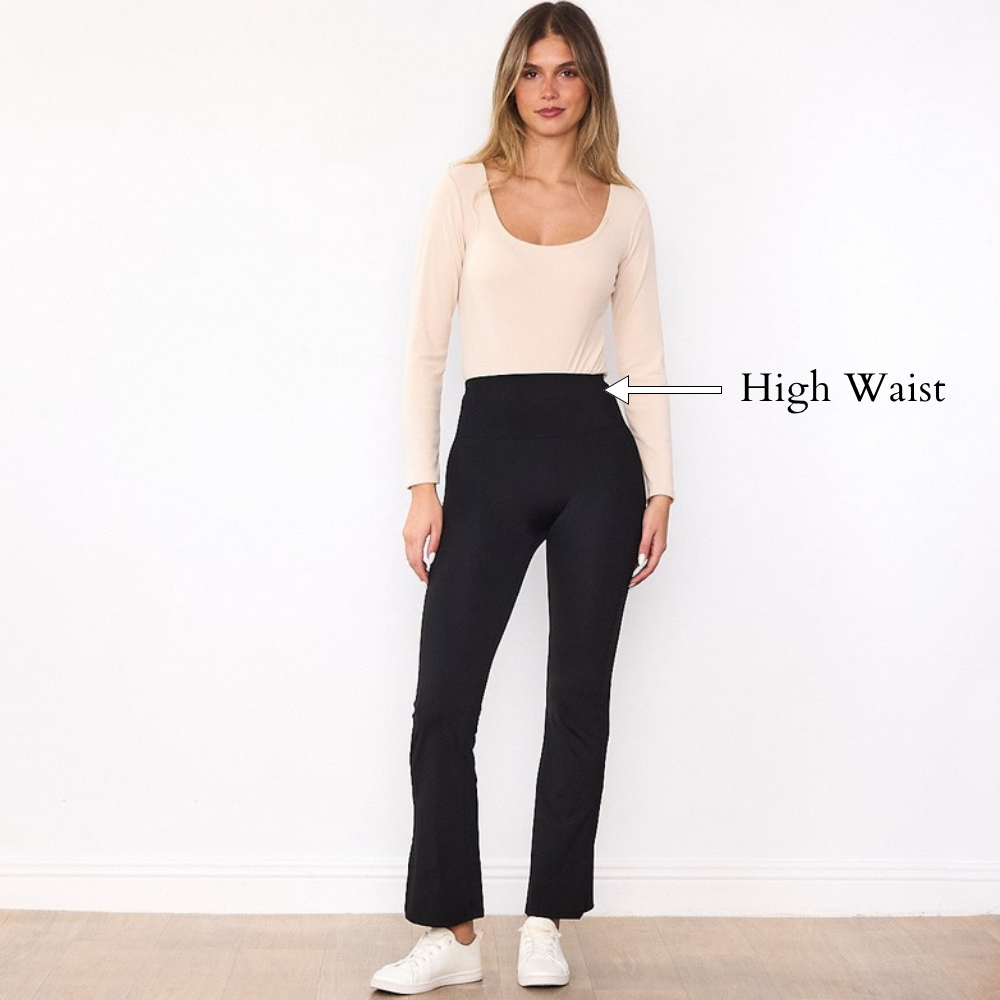 Sheila Leggings (Black) - High Waist