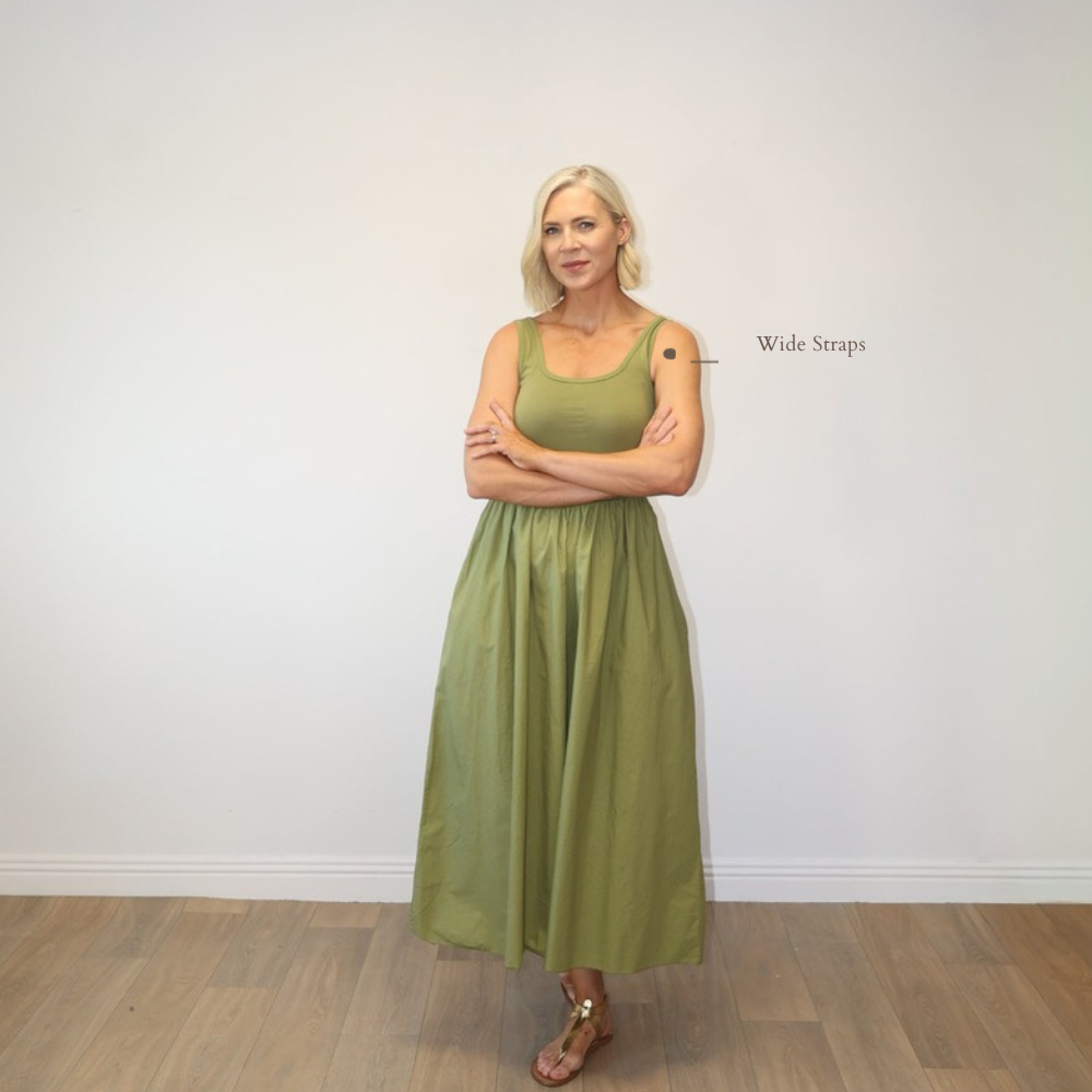 Willow Olive - Wide Straps