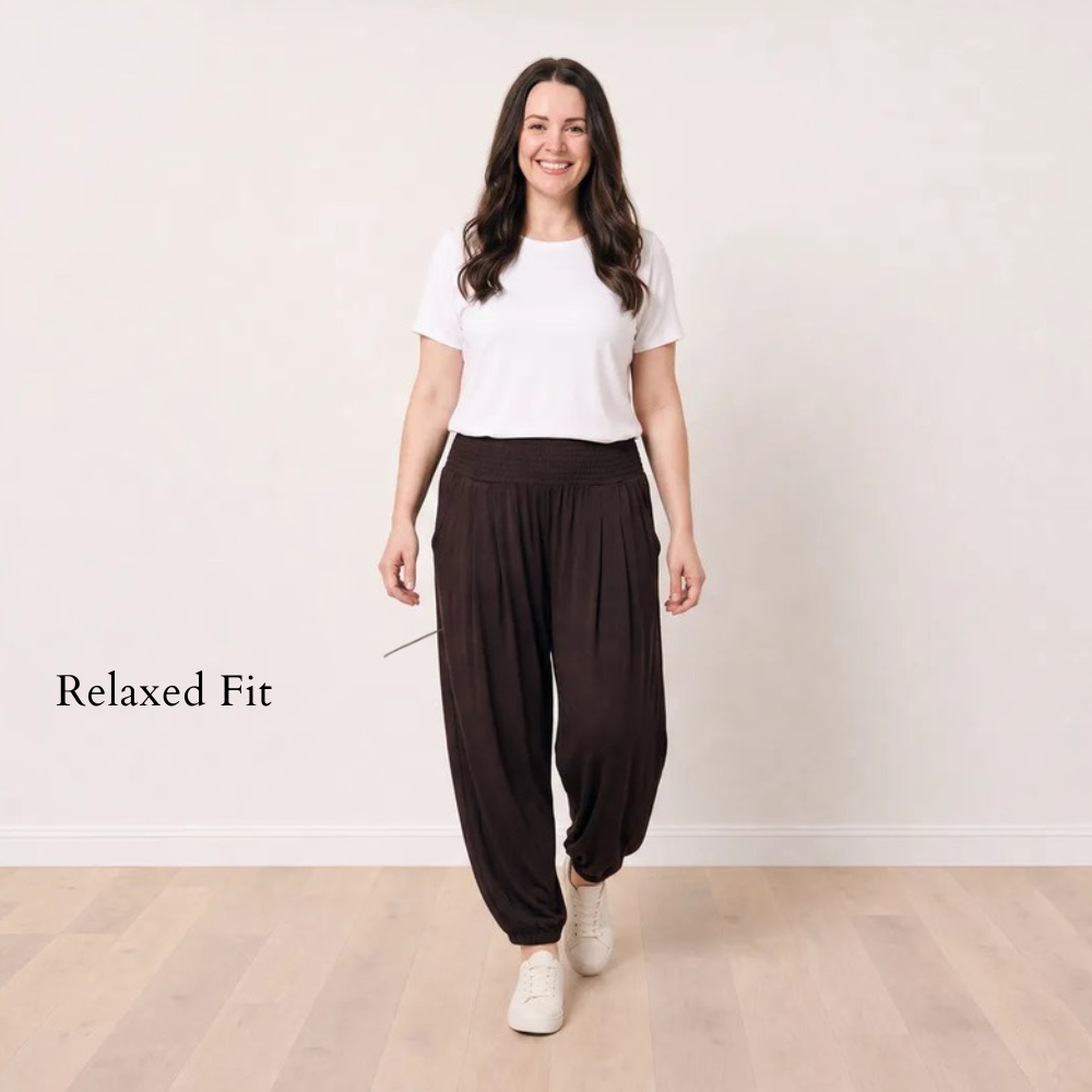 Orla Trousers Chocolate Brown - Relaxed Fit