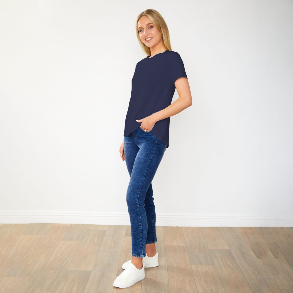 Mila Top (Navy)