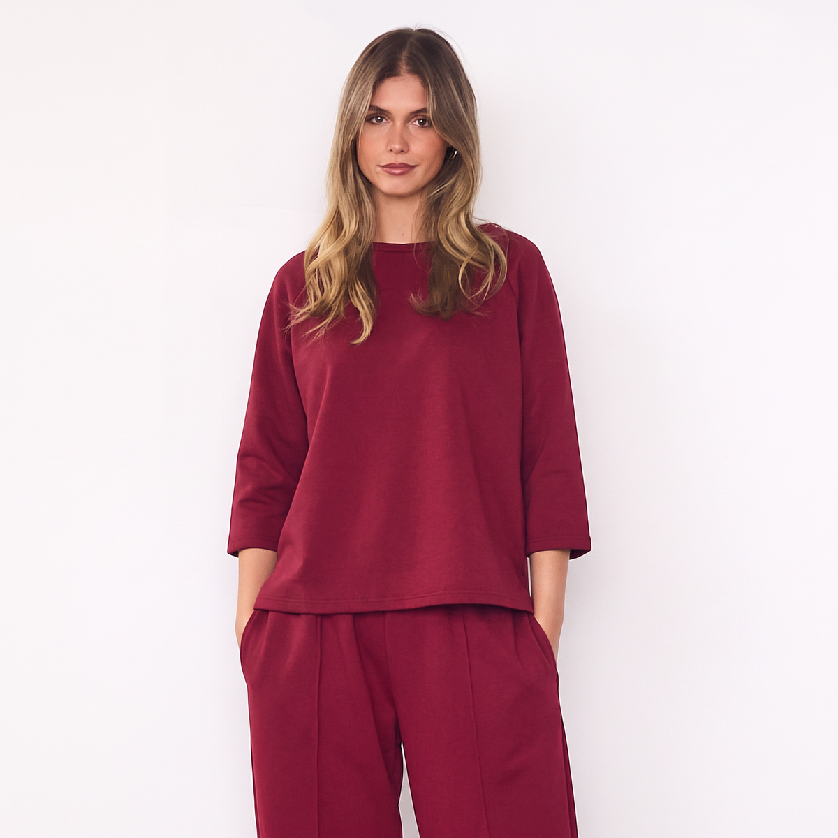 Zoe Co-ord (Burgundy)