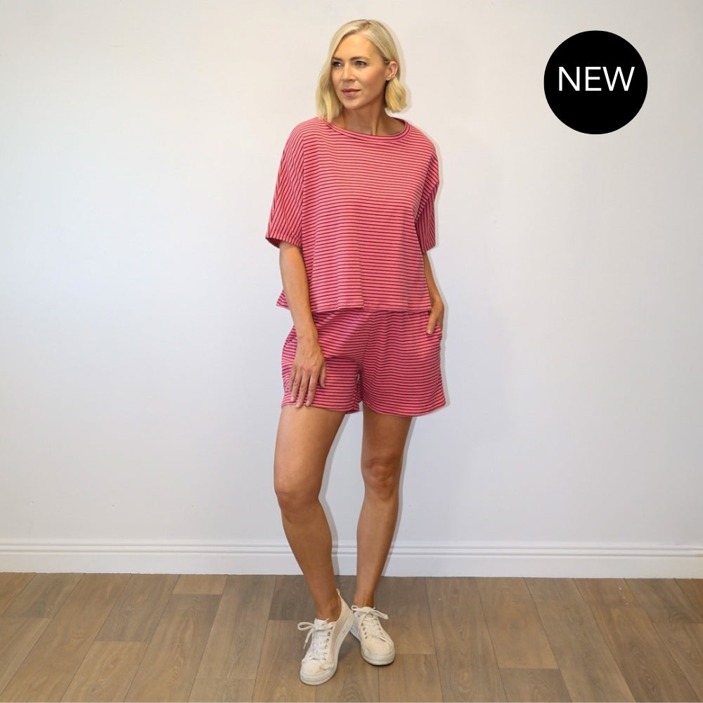 Felicity Co-ord (Pink/Brown)