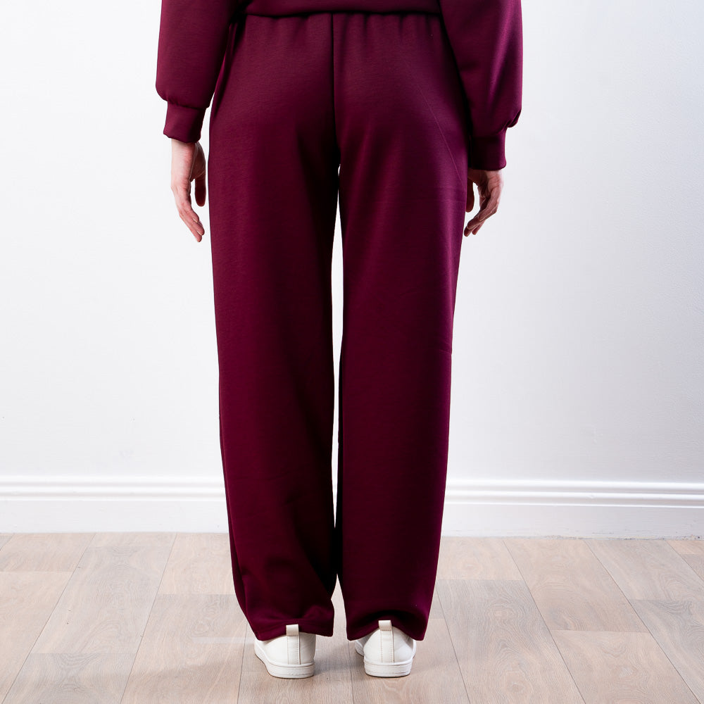Jasmine Stripe Co-ord (Wine)