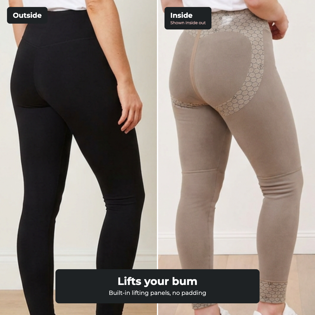 Mona Fleece Leggings (Black)