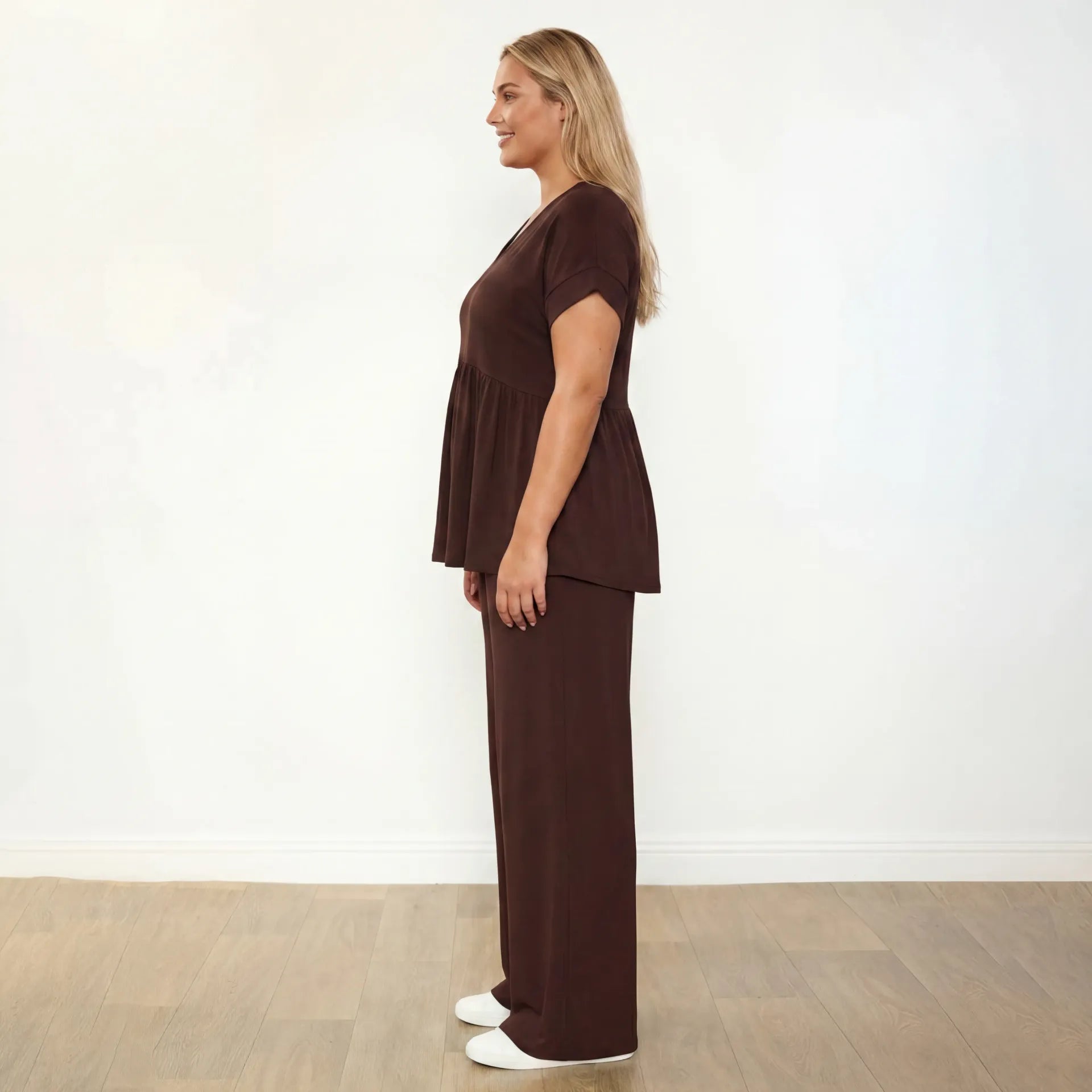 Tommy Co-Ord in brown – women's co-ord set – view 4
