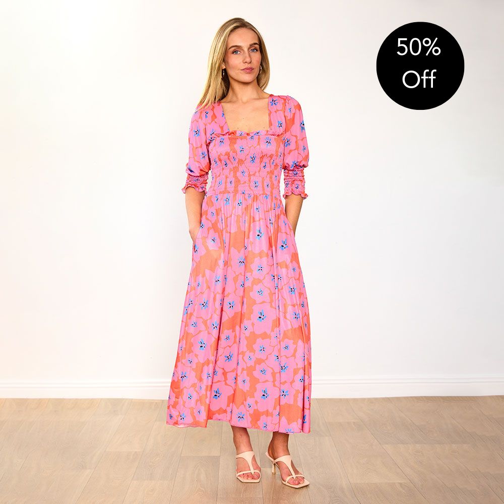 Pixie Dress (Pink Poppy)