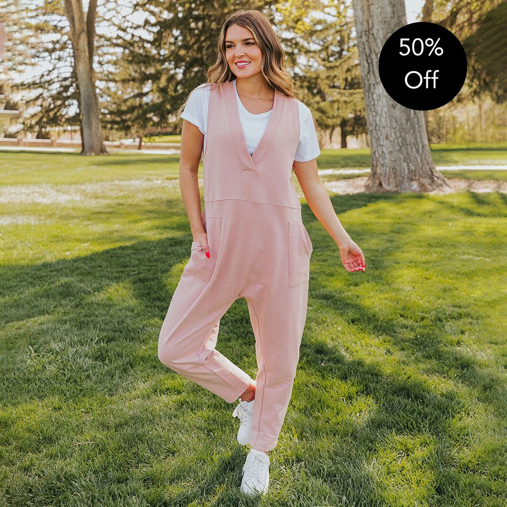 Myra Jumpsuit (Pink)