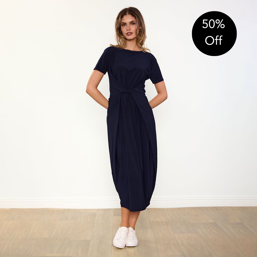 Alana Dress (Navy)