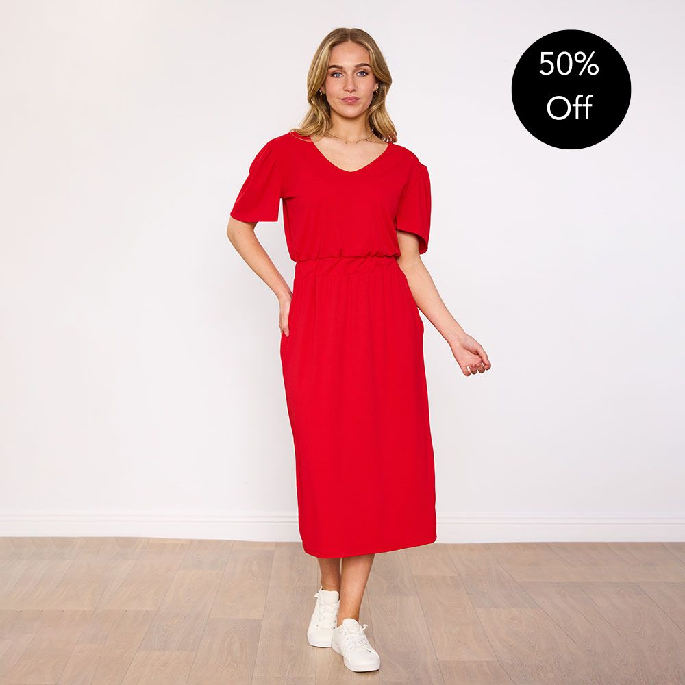 Lois Dress (Red)