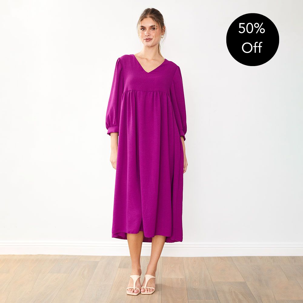 Porcha Dress (Berry)
