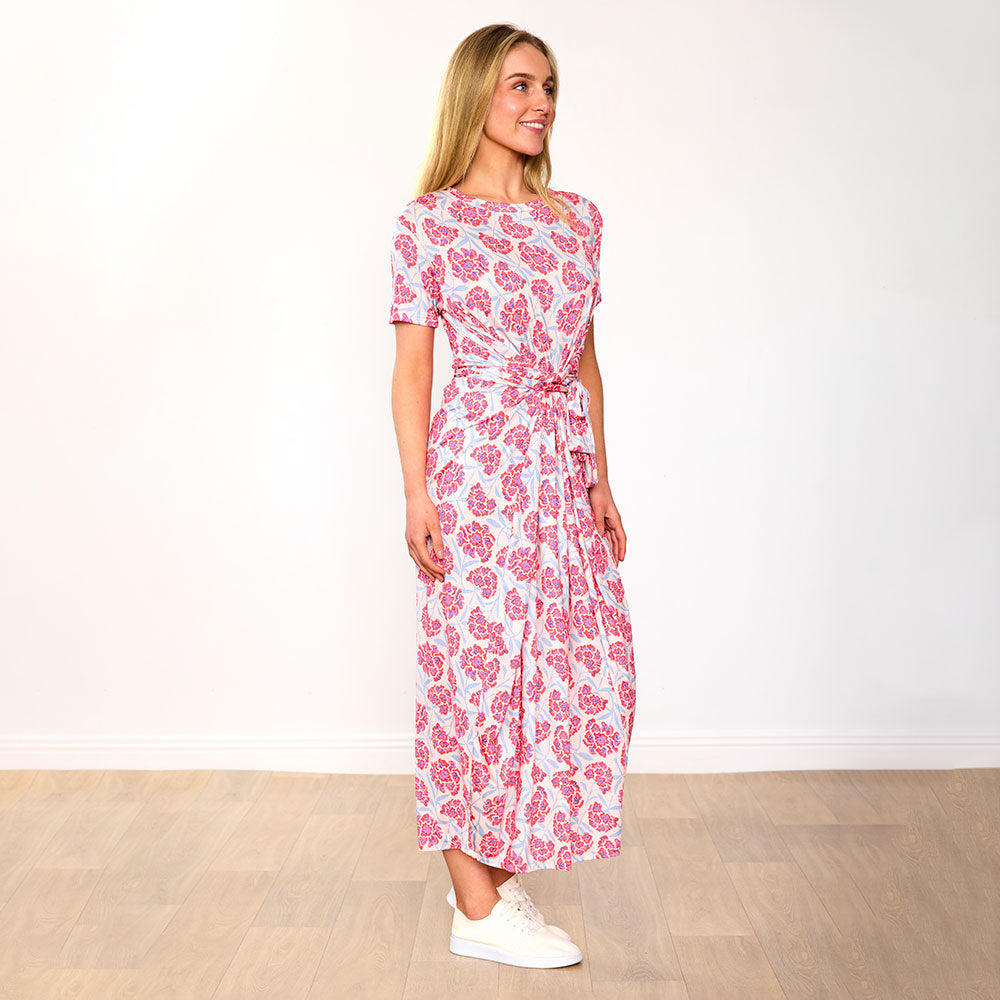 Alana Dress (Red Rose)
