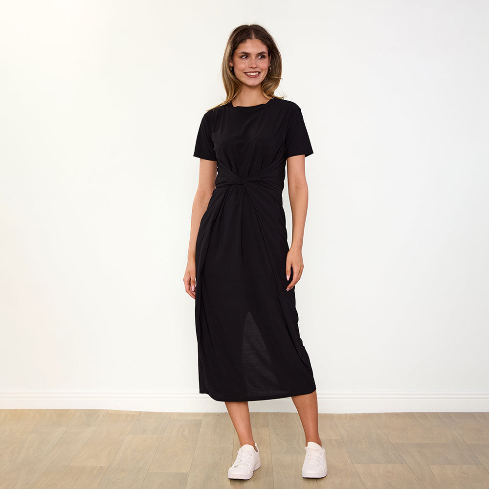 Alana Dress in black – women's dress – view 3